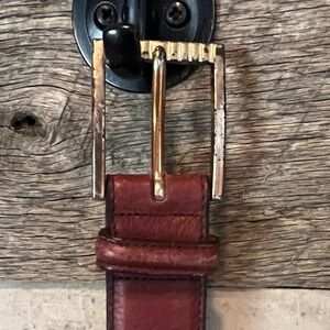 Handmade by Trafalgar Leather Belt Kashmire Nappa Calf Made in Italy Size 40